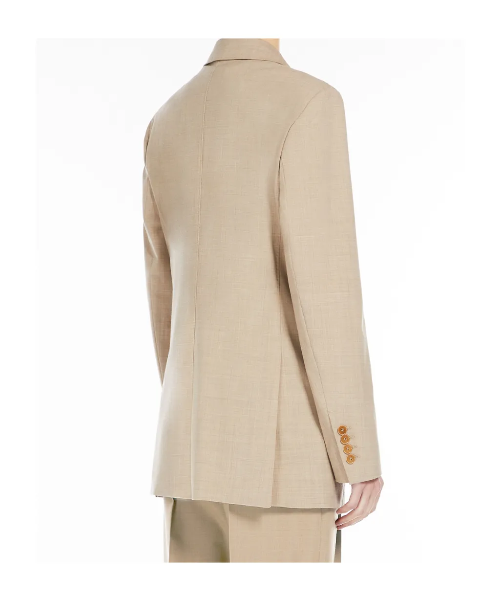 Double-Breasted Long-Sleeved Jacket