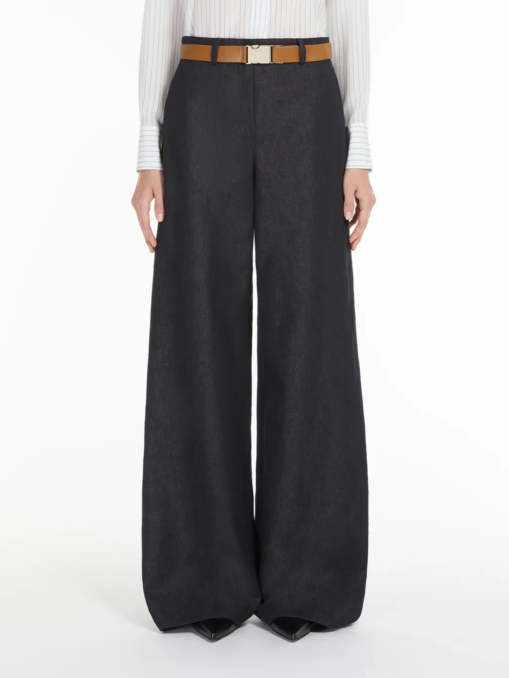 Murge Belted Wide Leg Trousers