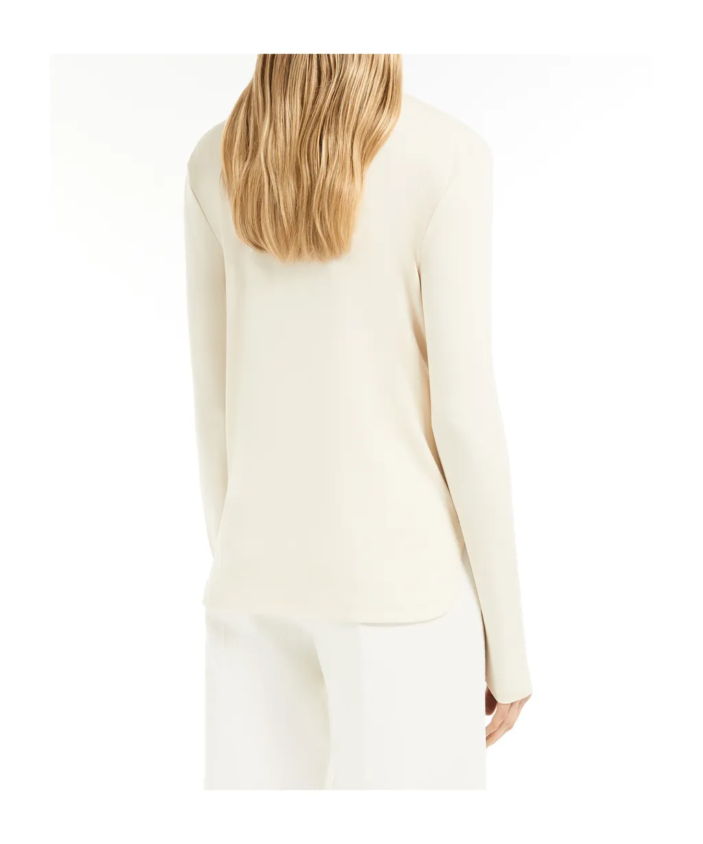 V-Neck Long-Sleeved Top