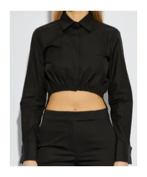 Falster Button Detailled Cropped Shirt