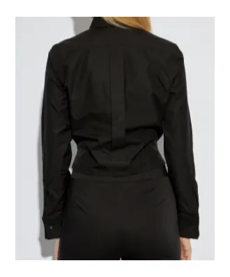Falster Button Detailled Cropped Shirt
