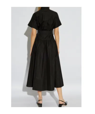 Agoraio Belted Short-Sleeved Midi Dress