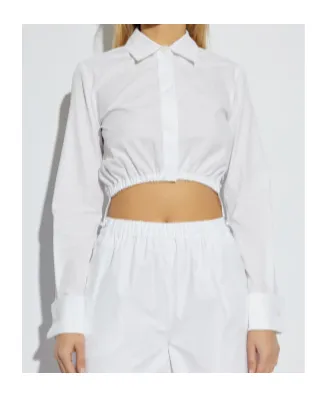 Cotton Cropped Shirt