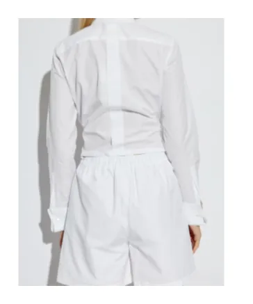 Cotton Cropped Shirt