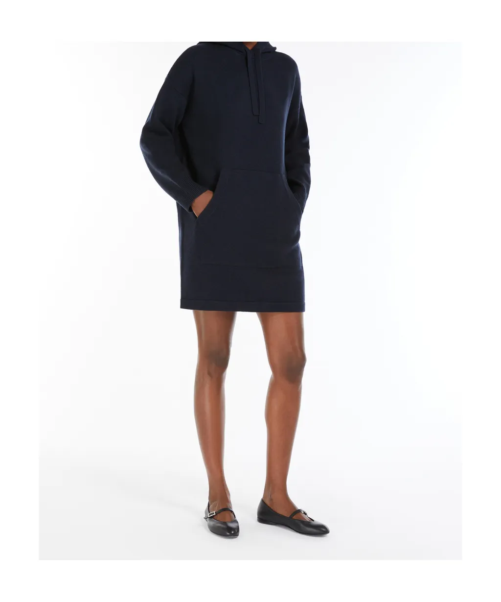 Drawstring Long-Sleeved Dress