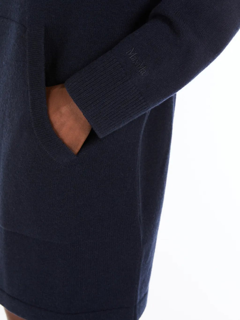 Drawstring Long-Sleeved Dress