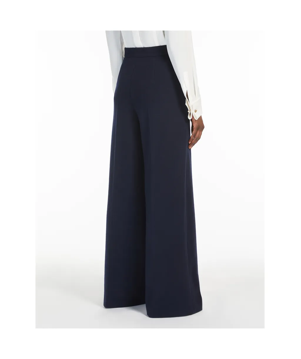 Cotton And Wool Jersey Trousers
