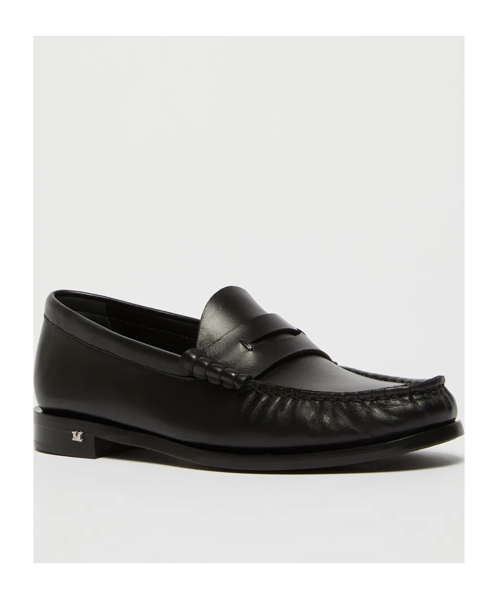 Natural Leather Moccasins