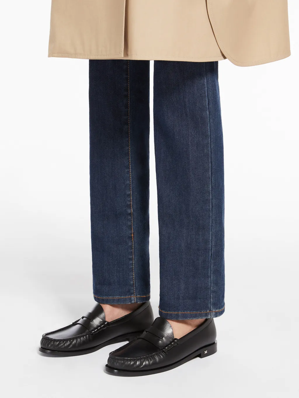 Natural Leather Moccasins