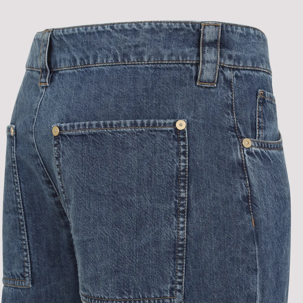 Button Detailed Flared Jeans