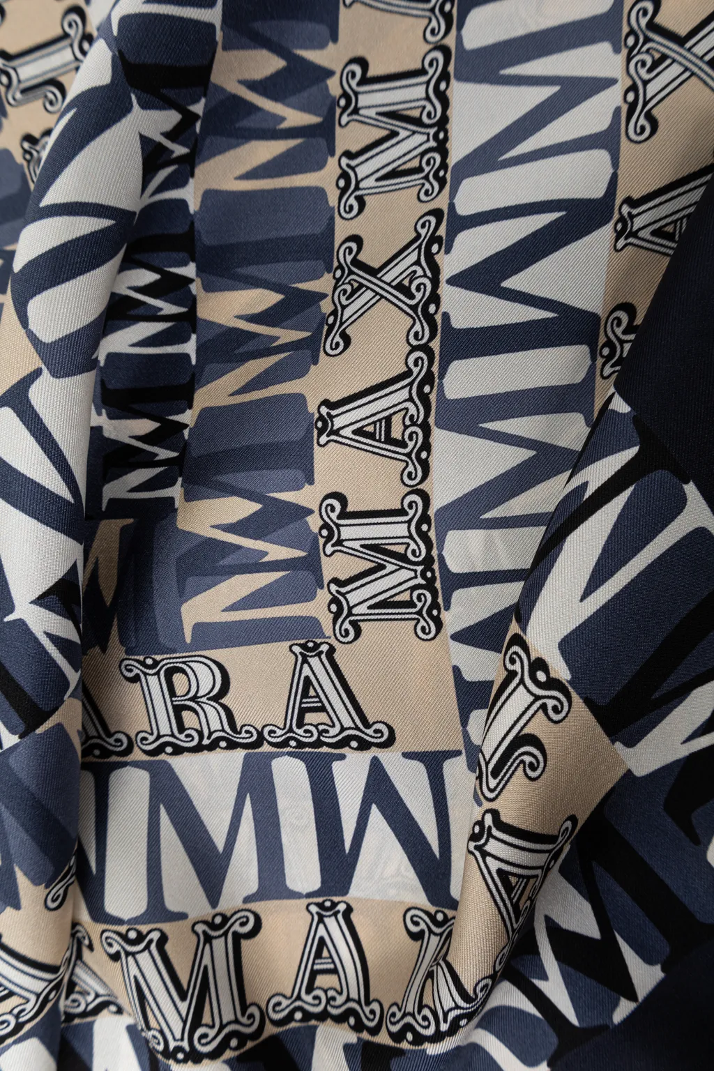 Pattern Silk Scarf