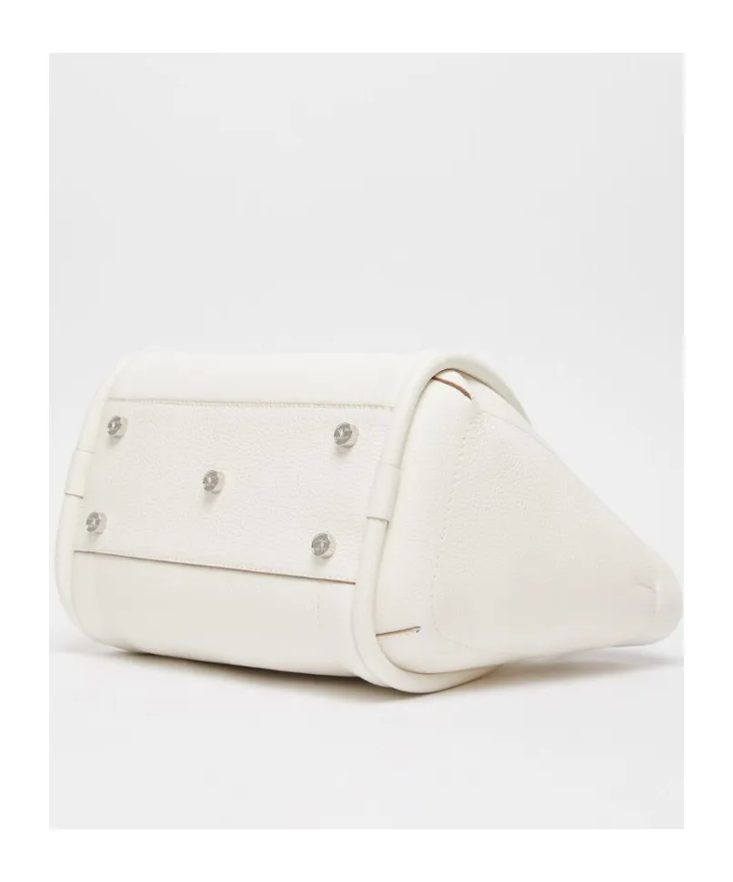 Logo Plaque Top Handle Bag