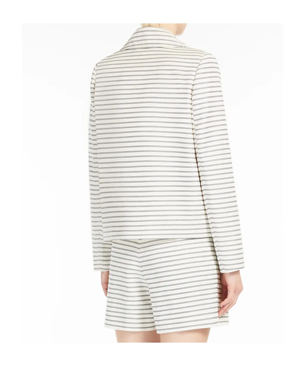 Assuan Striped Double-Breasted Jacket