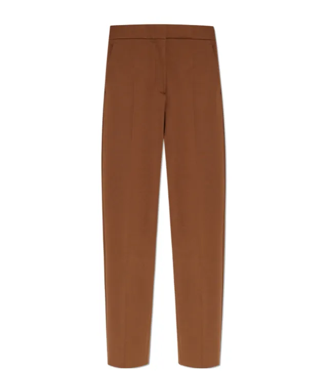 Pleat Detailed Tapered Trousers
