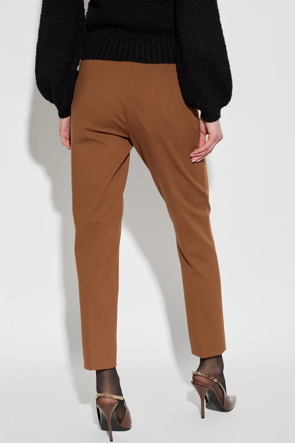 Pleat Detailed Tapered Trousers