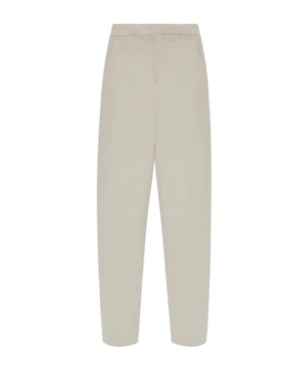 Pleat Detailed Tapered Trousers
