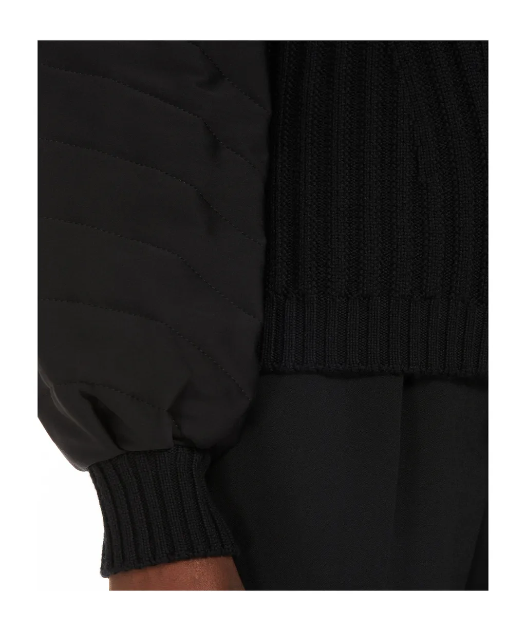 Zip-Up Ribbed Cardigan