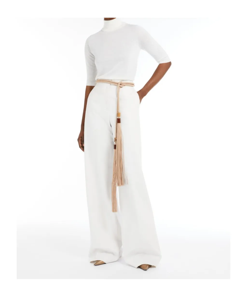 High Neck Half-Sleeved Jumper