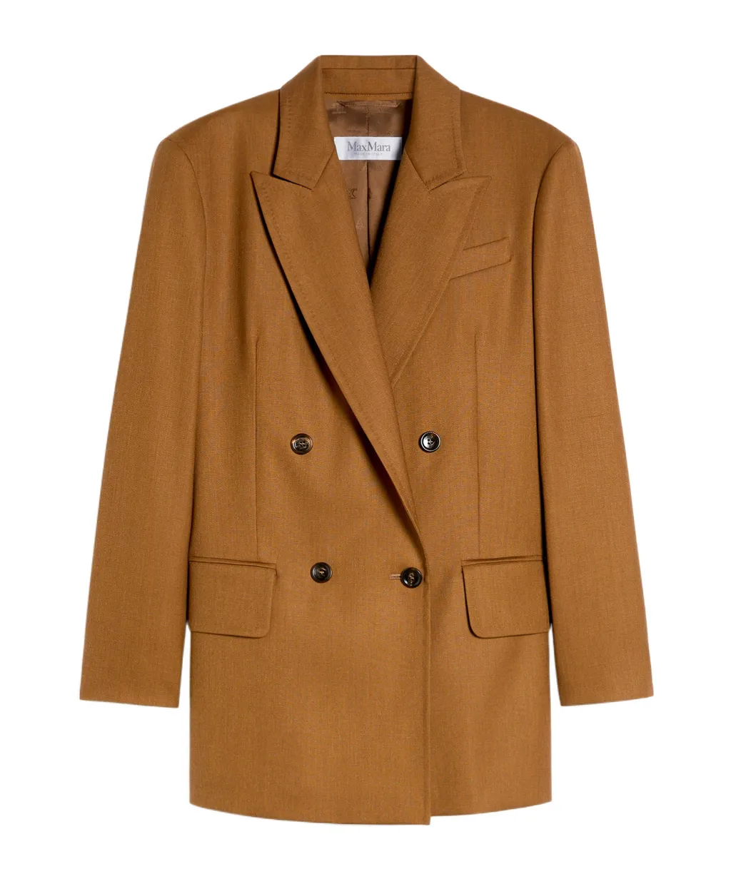 Double-Breasted Long-Sleeved Jacket