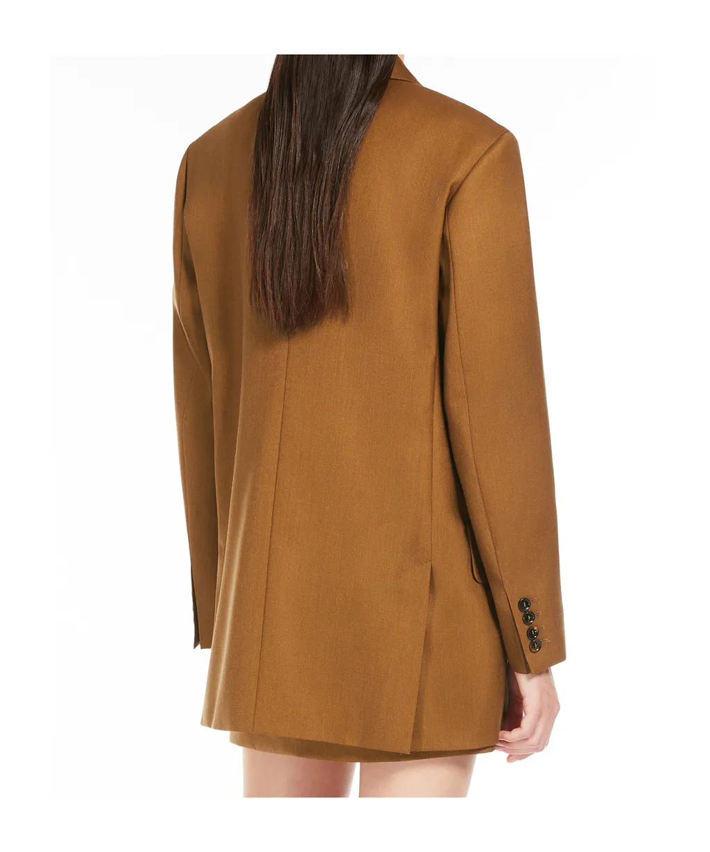 Double-Breasted Long-Sleeved Jacket