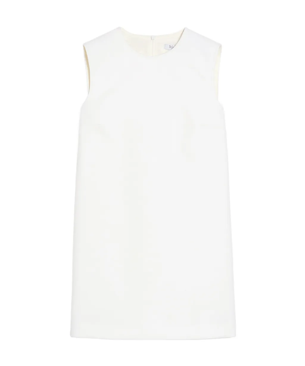 Wool Canvas Sleeveless Dress
