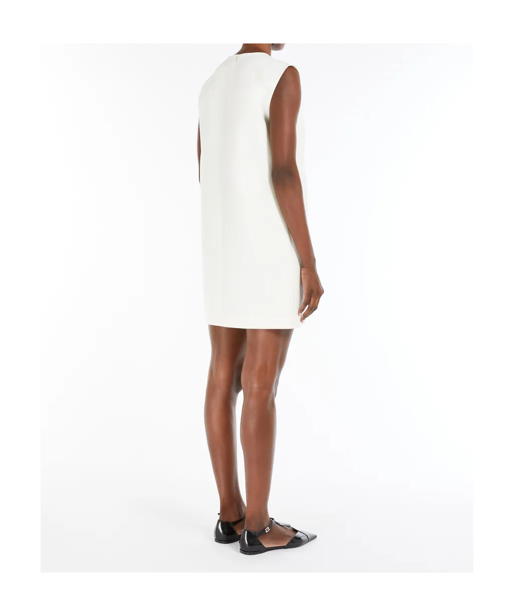 Wool Canvas Sleeveless Dress