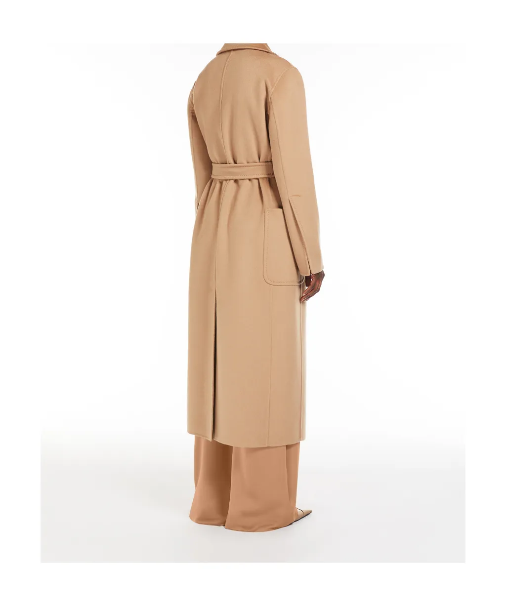 Button Detailed Belted Coat