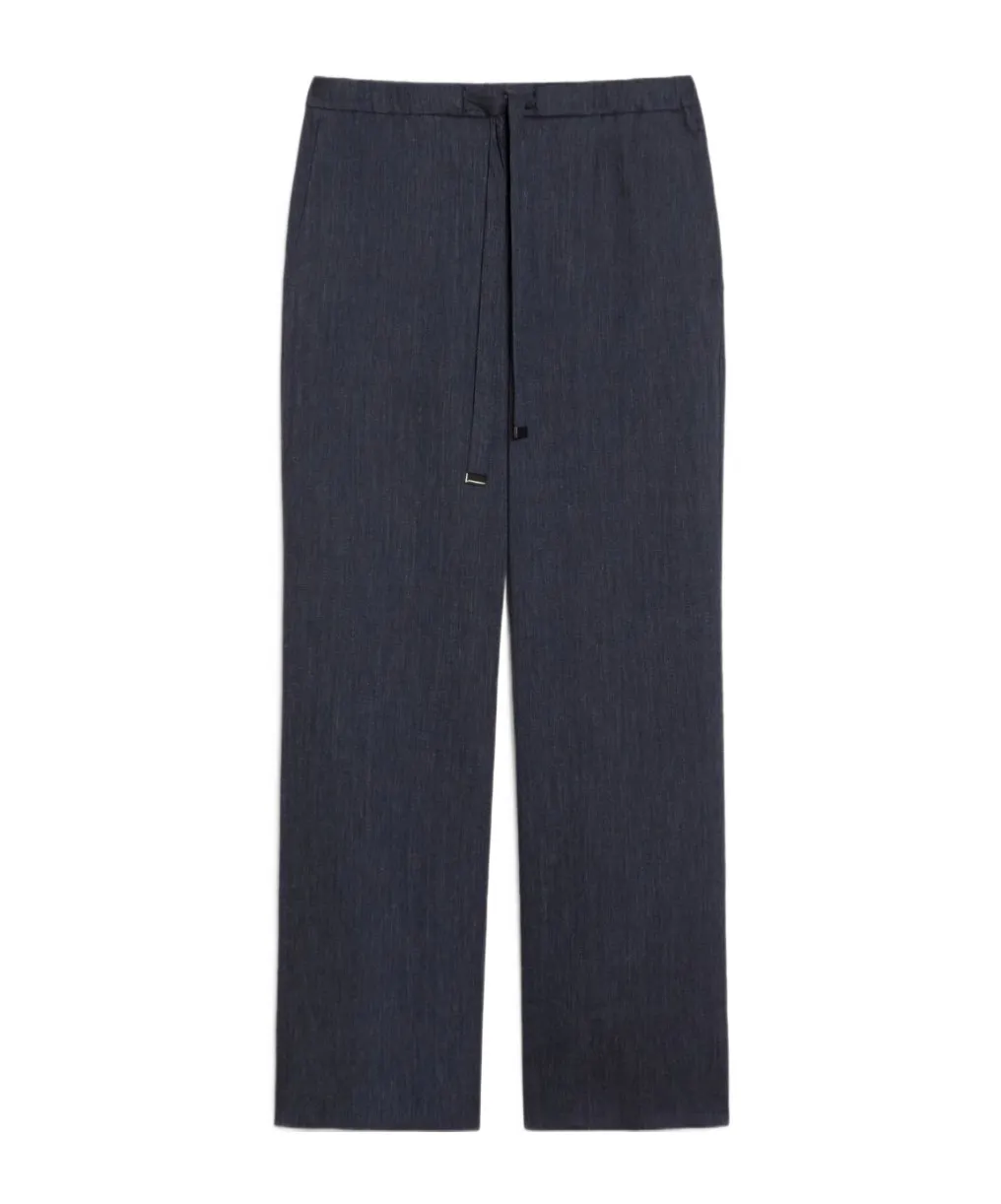 Drawstring Elastic Waist Pants