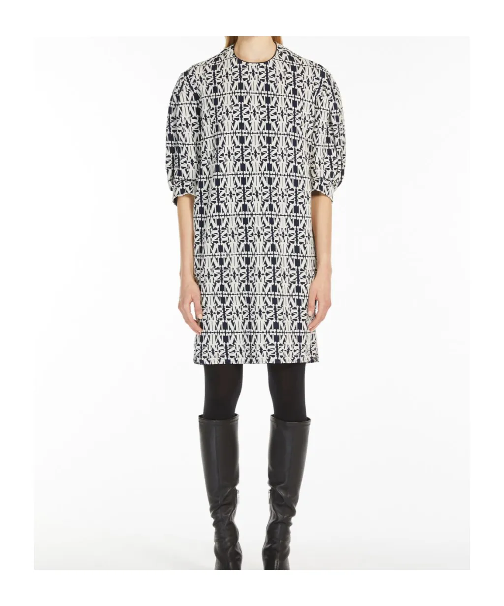 Jacquard Jersey Dress