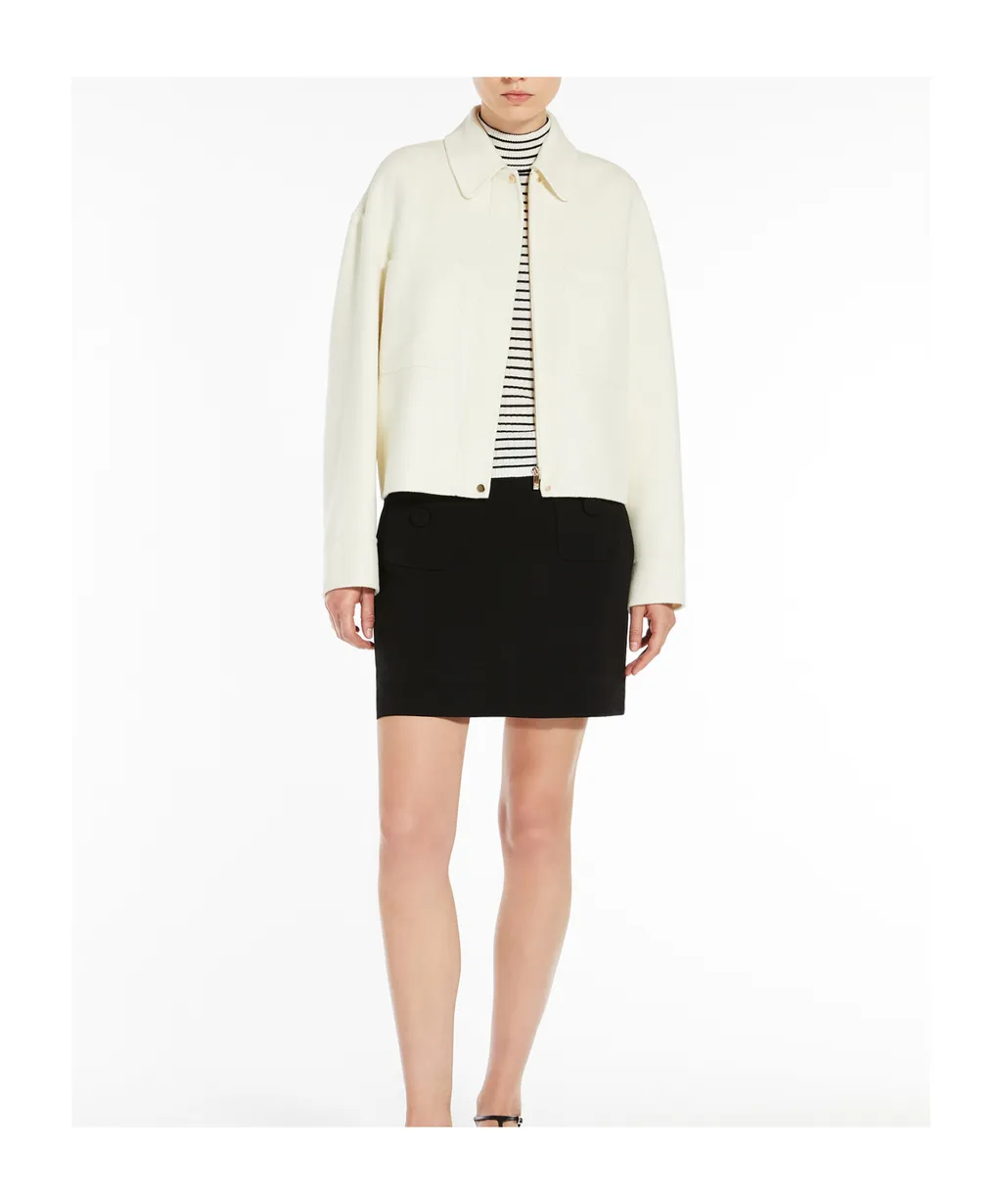 Striped Turtleneck Knit Top