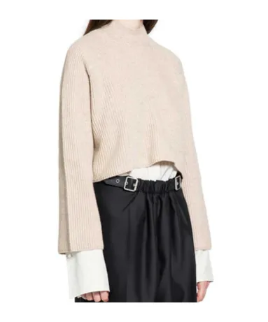 Fisherman Ribbed-Knit Pullover