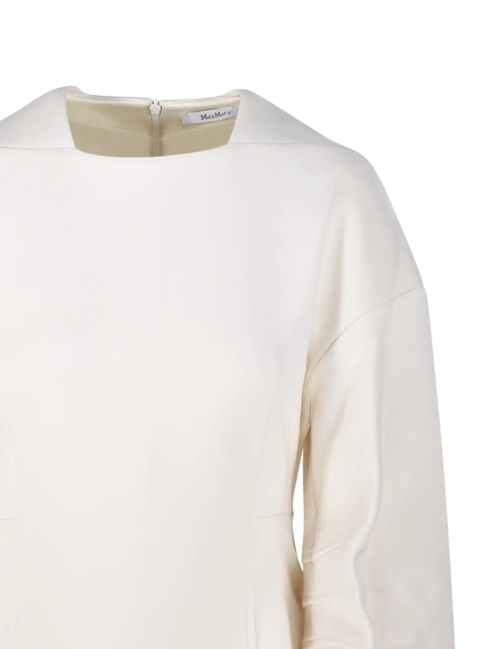 Long-Sleeved Zip-Up Blouse