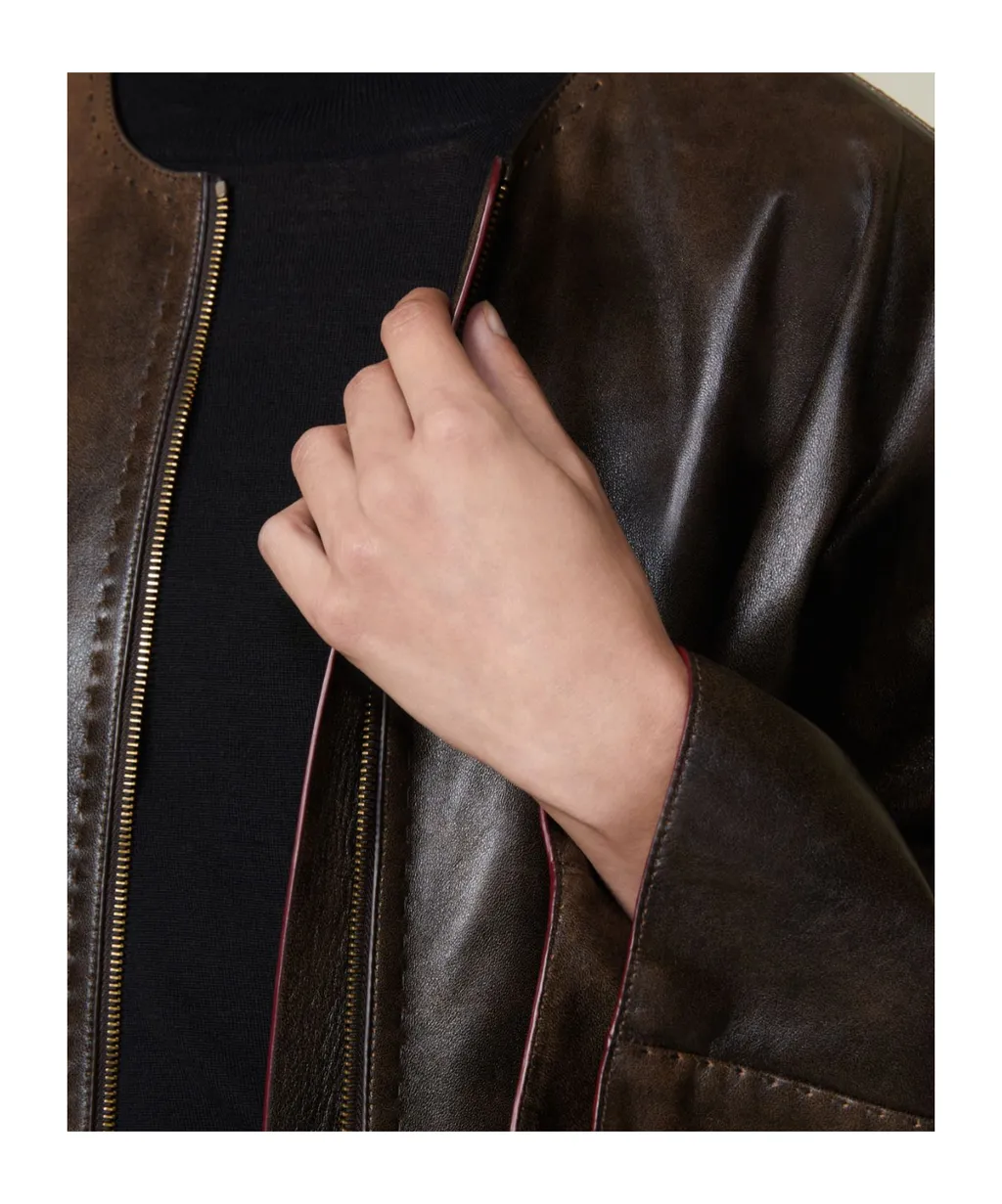 Gambero Crewneck Zipped Jacket