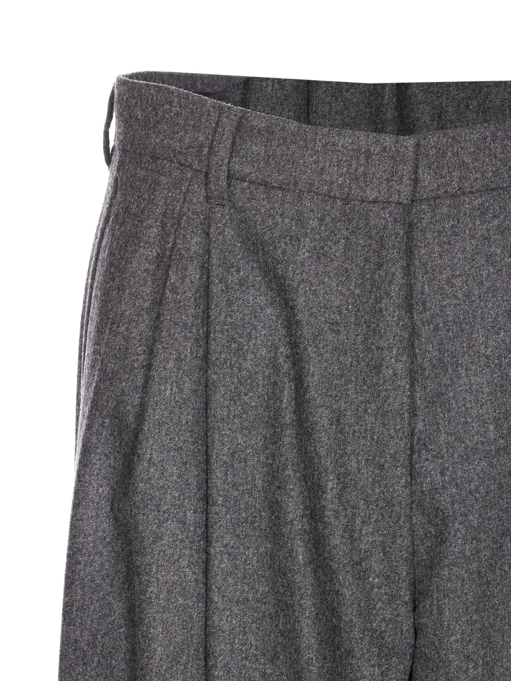 Pleated Wool Trousers