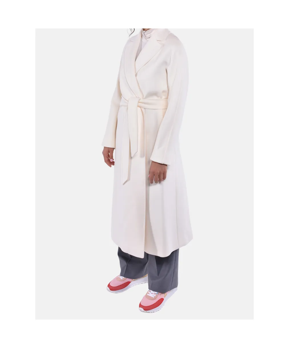 Belted Long-Sleeved Coat