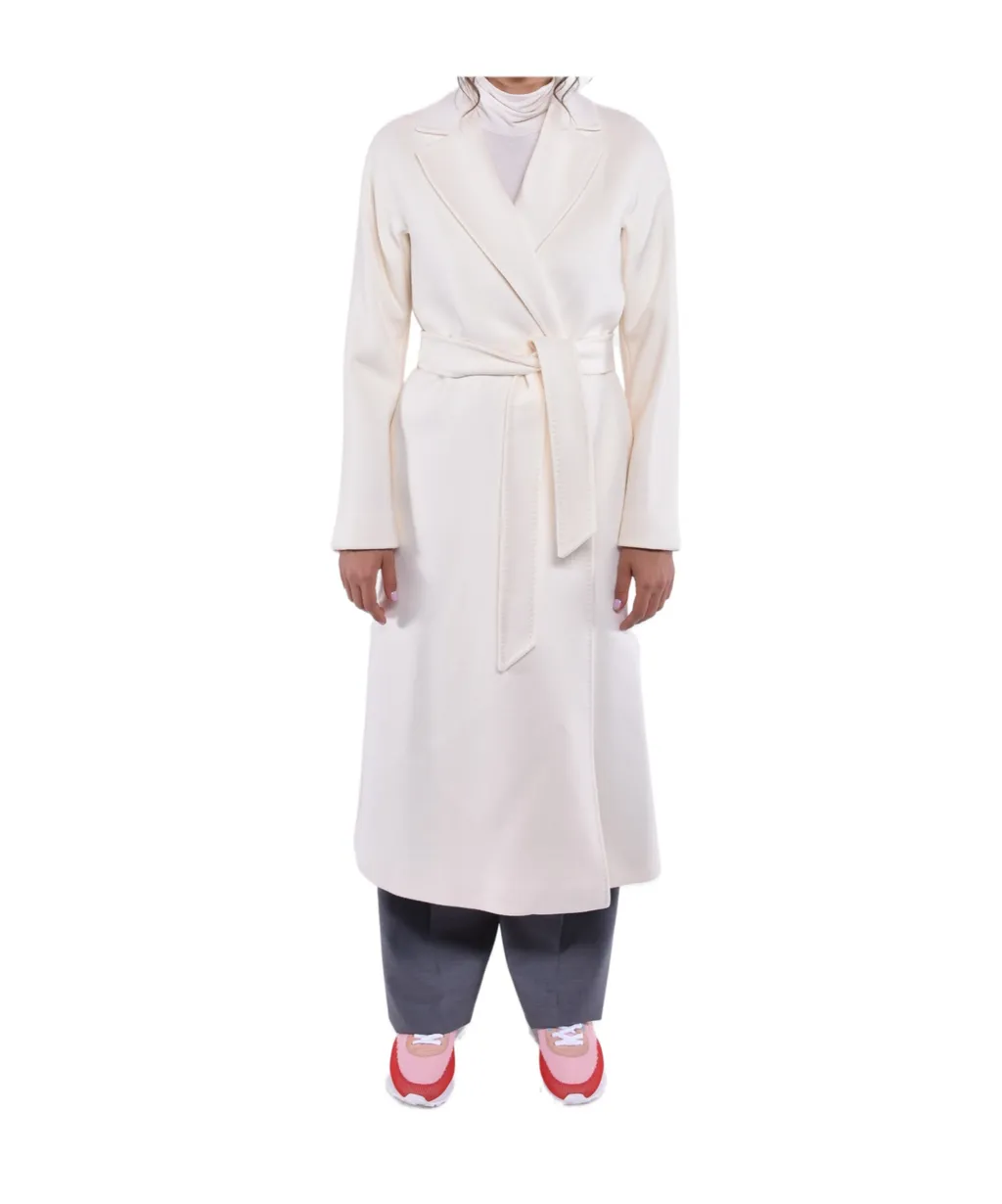 Belted Long-Sleeved Coat