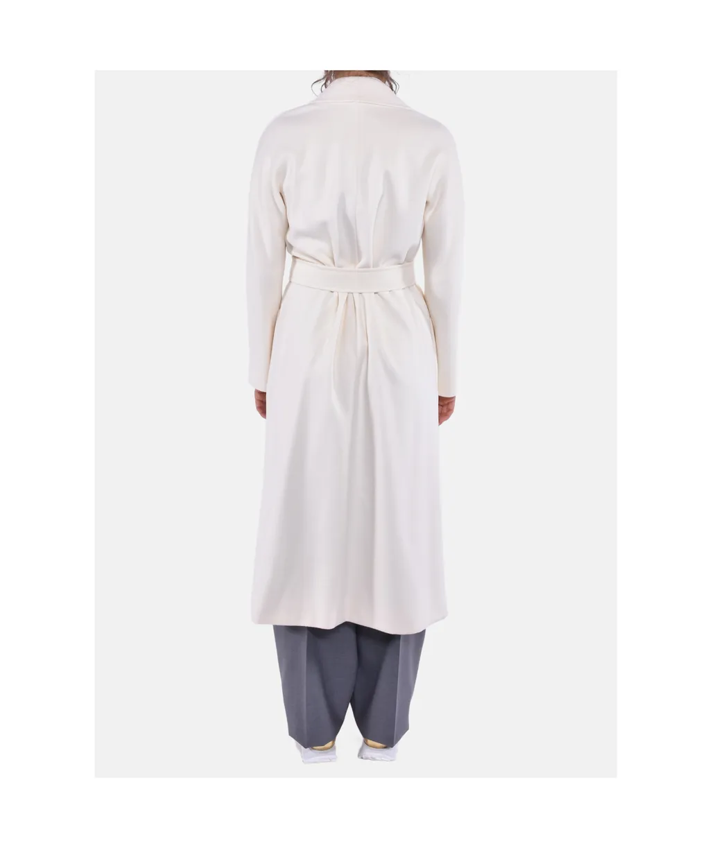 Belted Long-Sleeved Coat