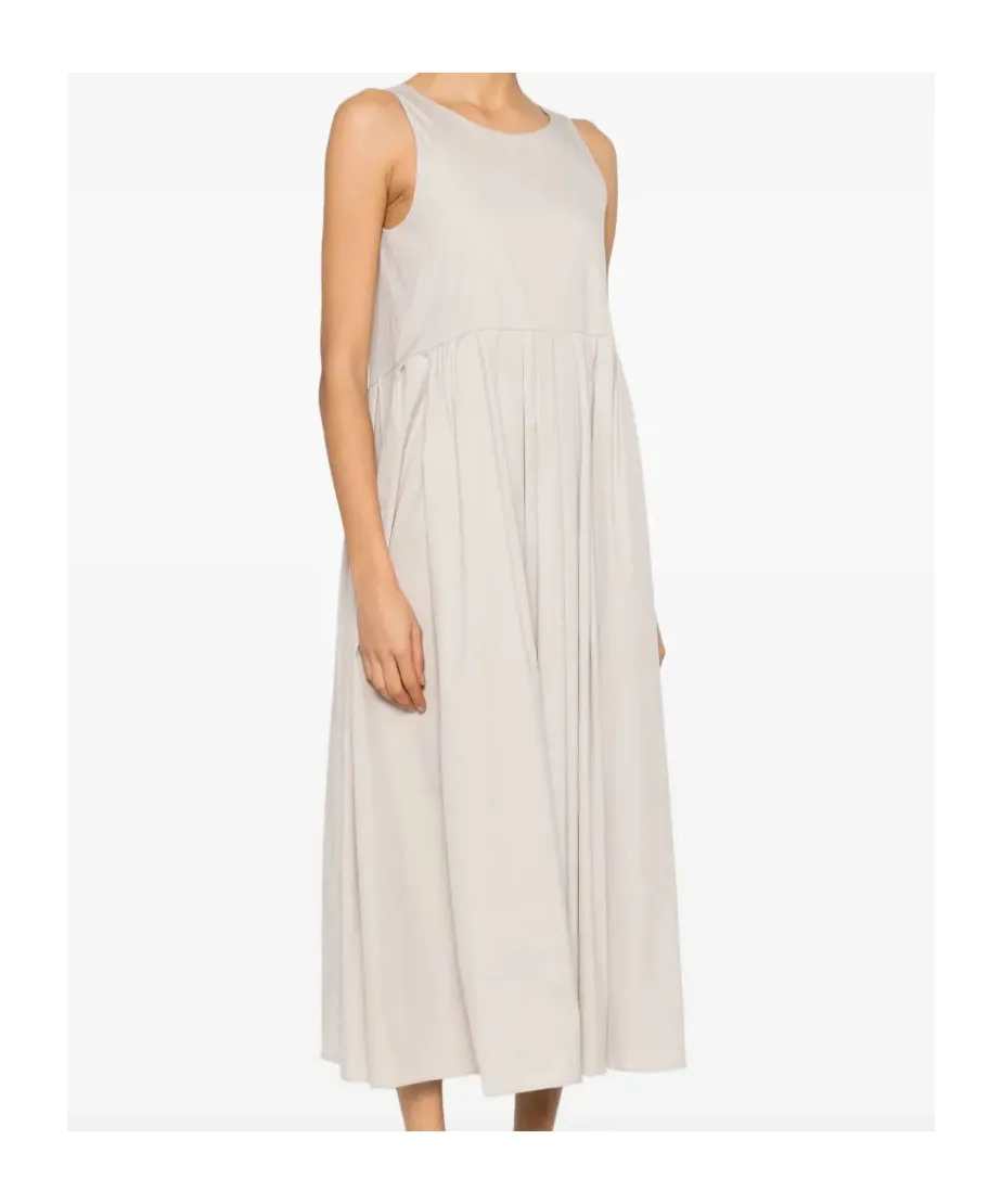 Sleeveless Poplin Dress