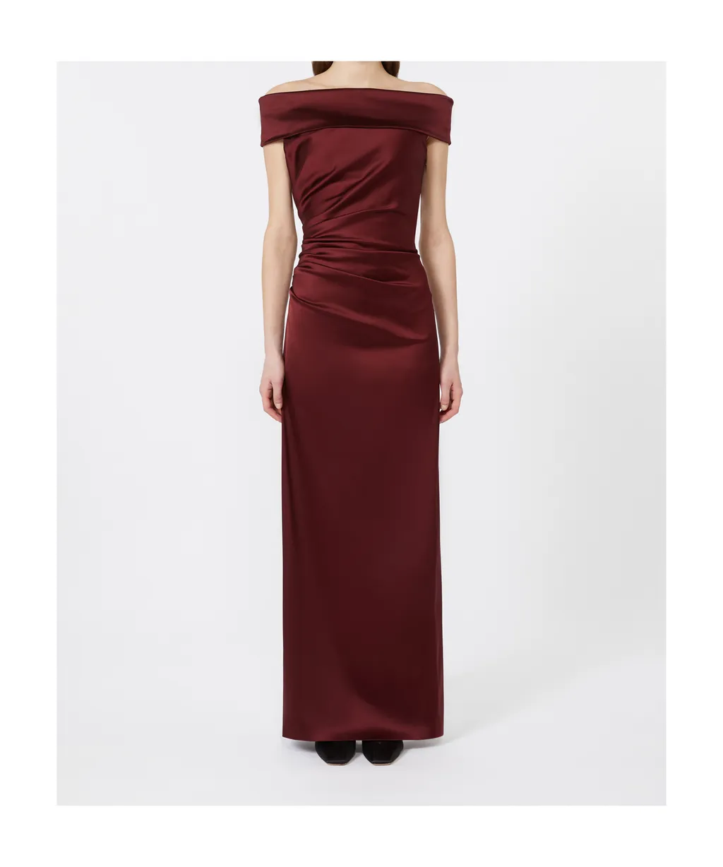 Pianoforte Opaco Off-Shoulder Dress