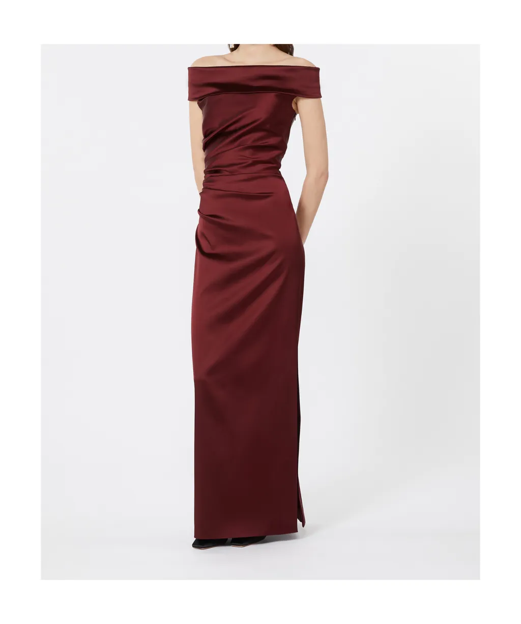 Pianoforte Opaco Off-Shoulder Dress