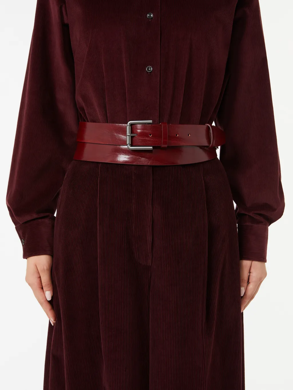 Long Leather Belt