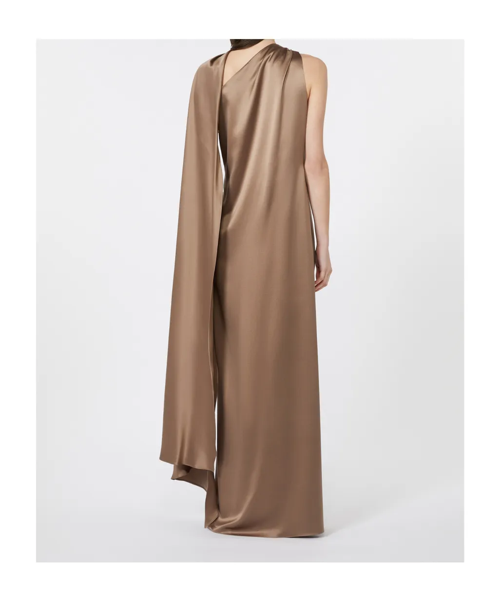 One-Shoulder Dress In Satin