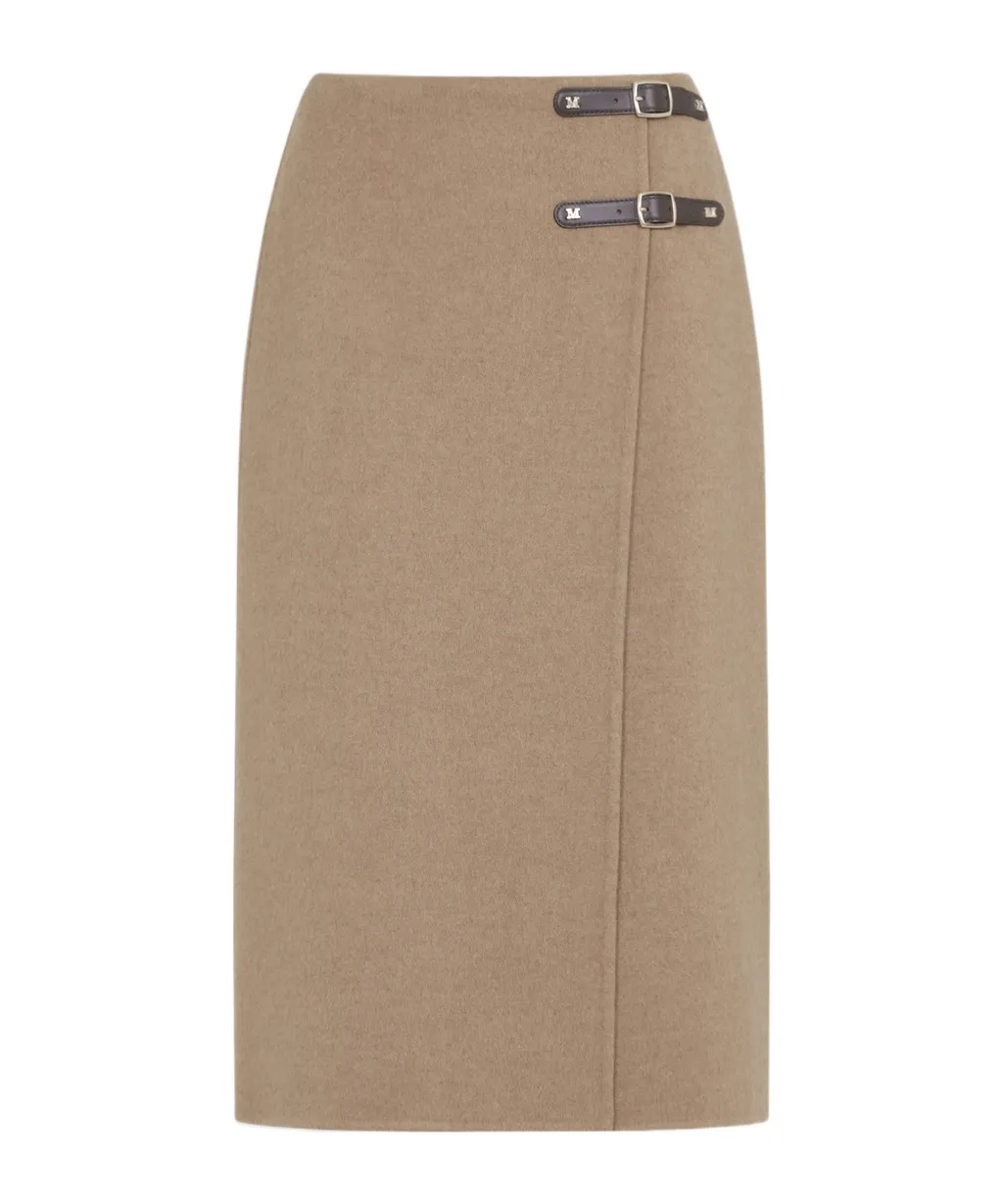 Curzio Buckle Detailed Skirt