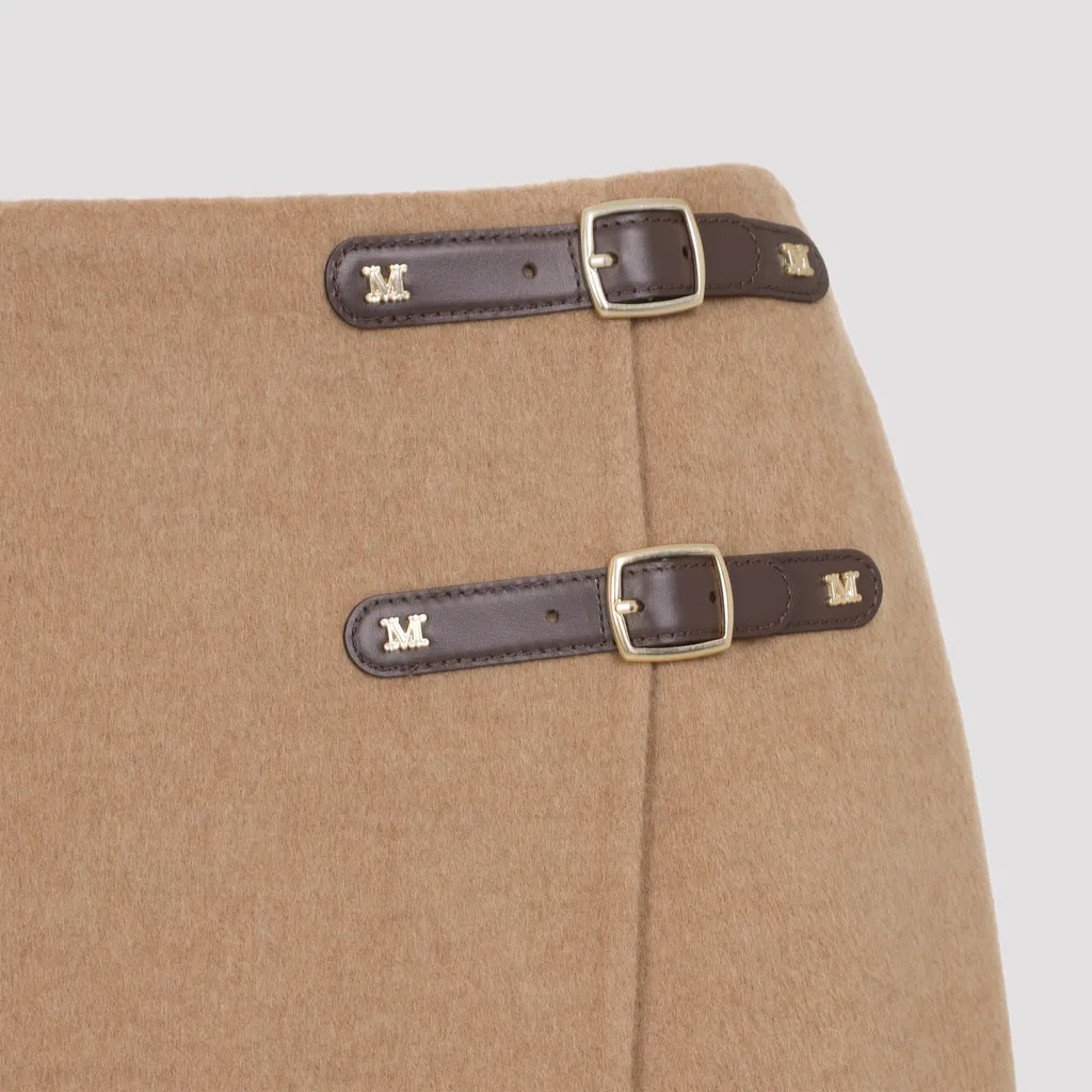 Curzio Buckle Detailed Skirt