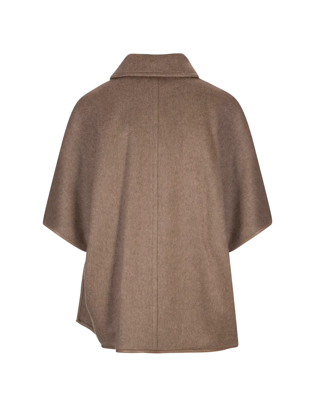 Double-Breasted Short-Sleeved Coat