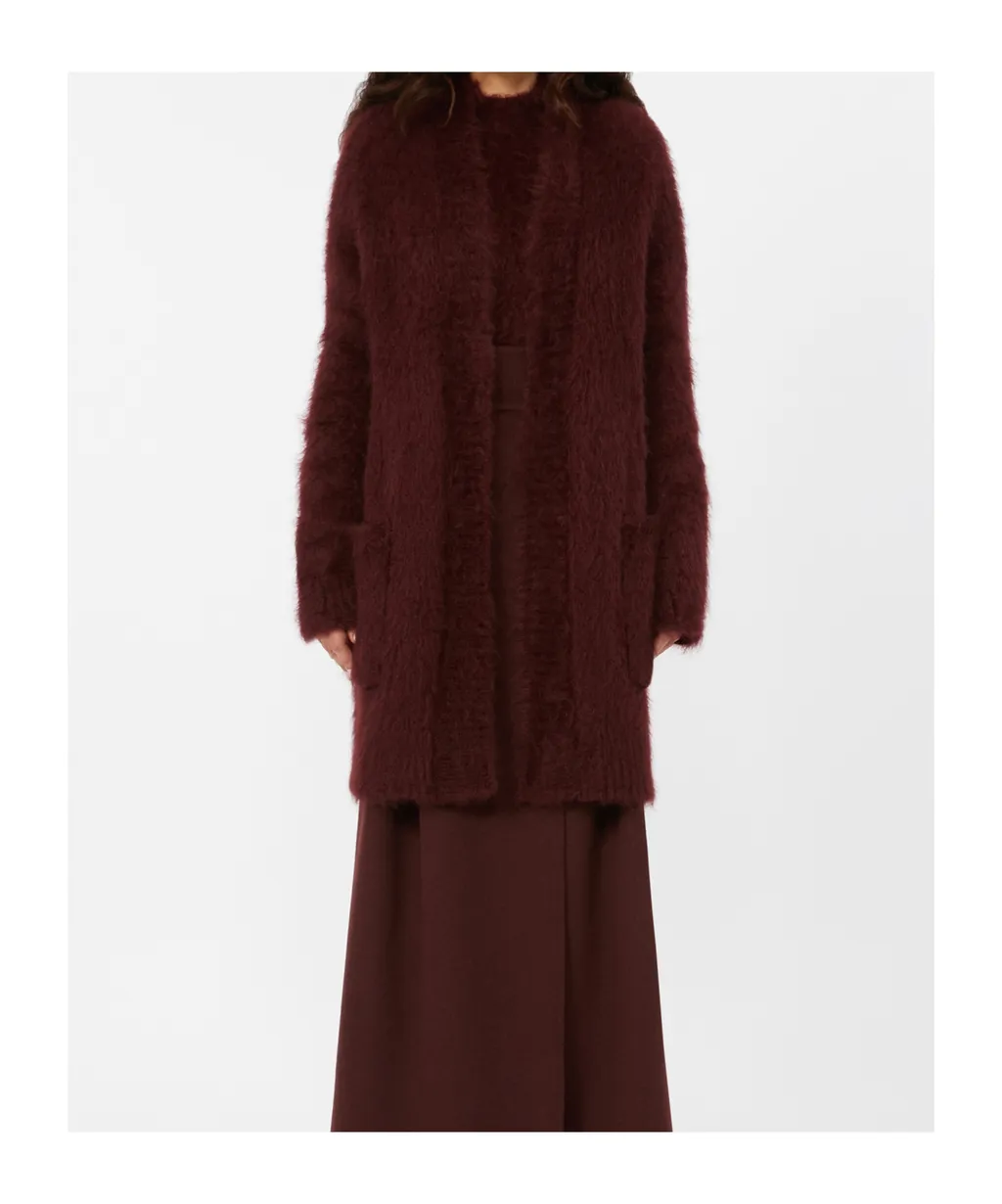 Affetto1234 Open Front Cardigan