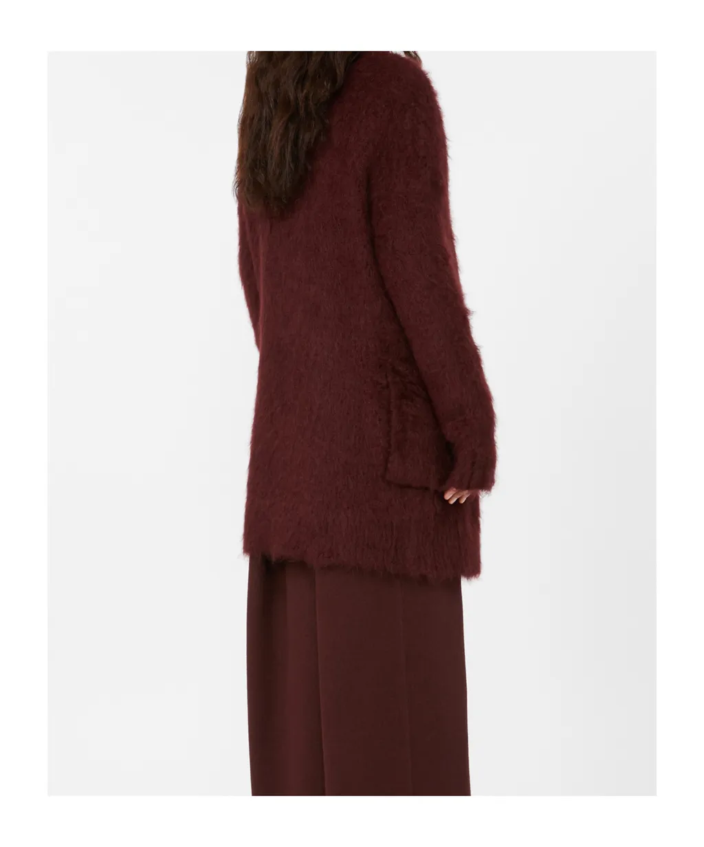 Affetto1234 Open Front Cardigan