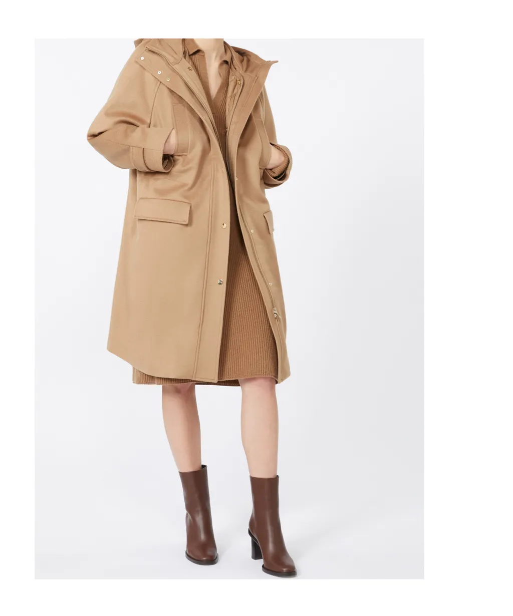 Long-Sleeved Hooded Parka