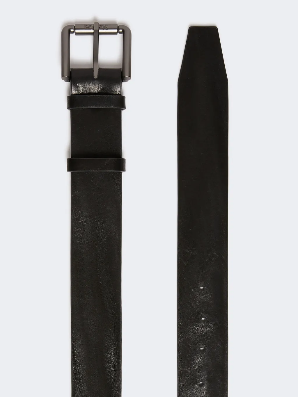 Logo-Engraved Buckle Belt