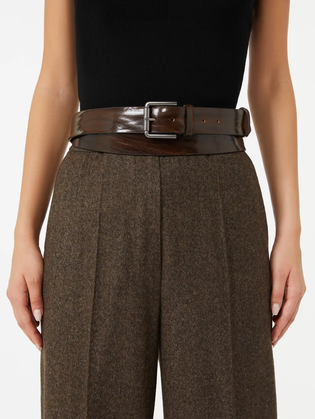 Long Leather Belt